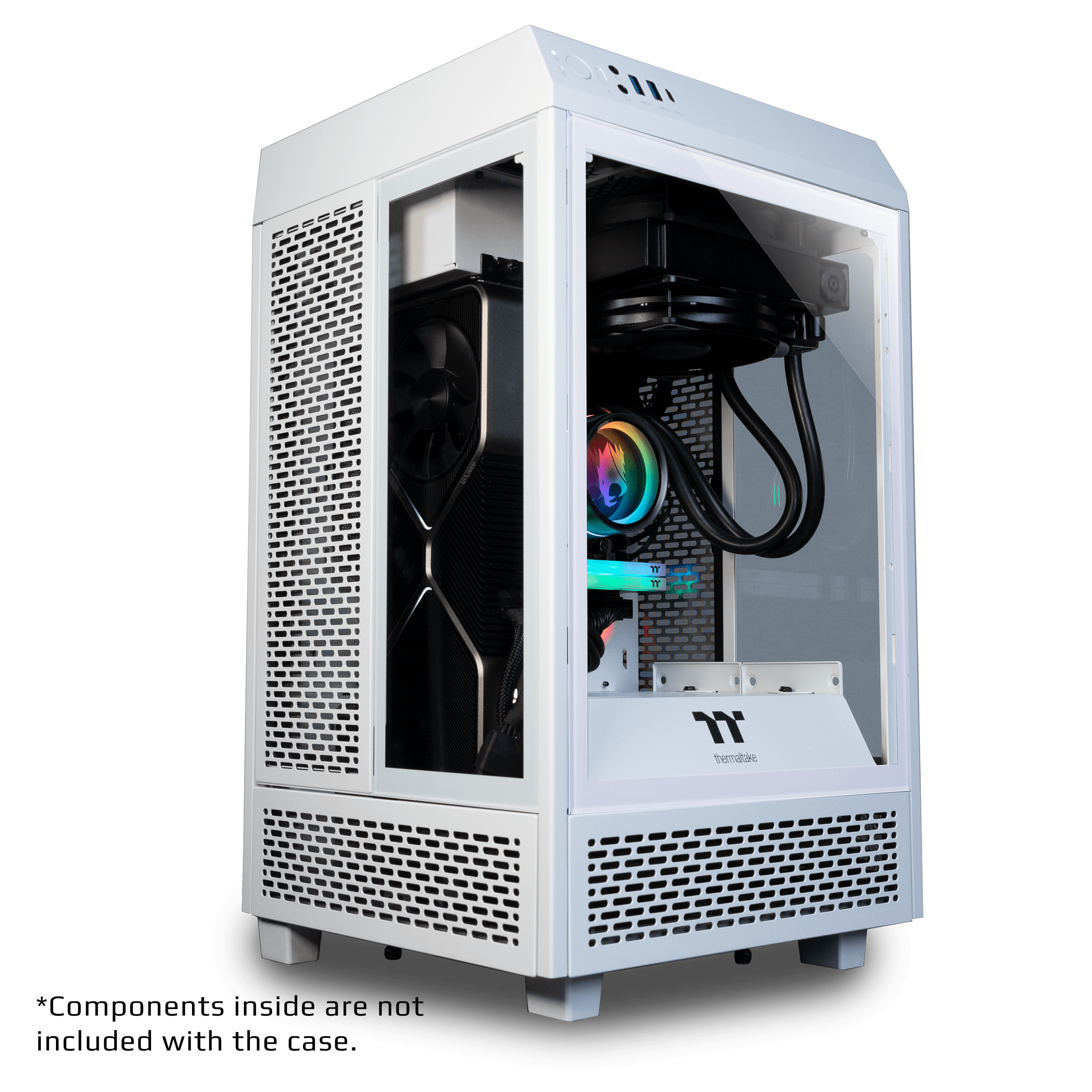 Thermaltake Tower 100 Snow Mini-iTX Case | iBUYPOWER®