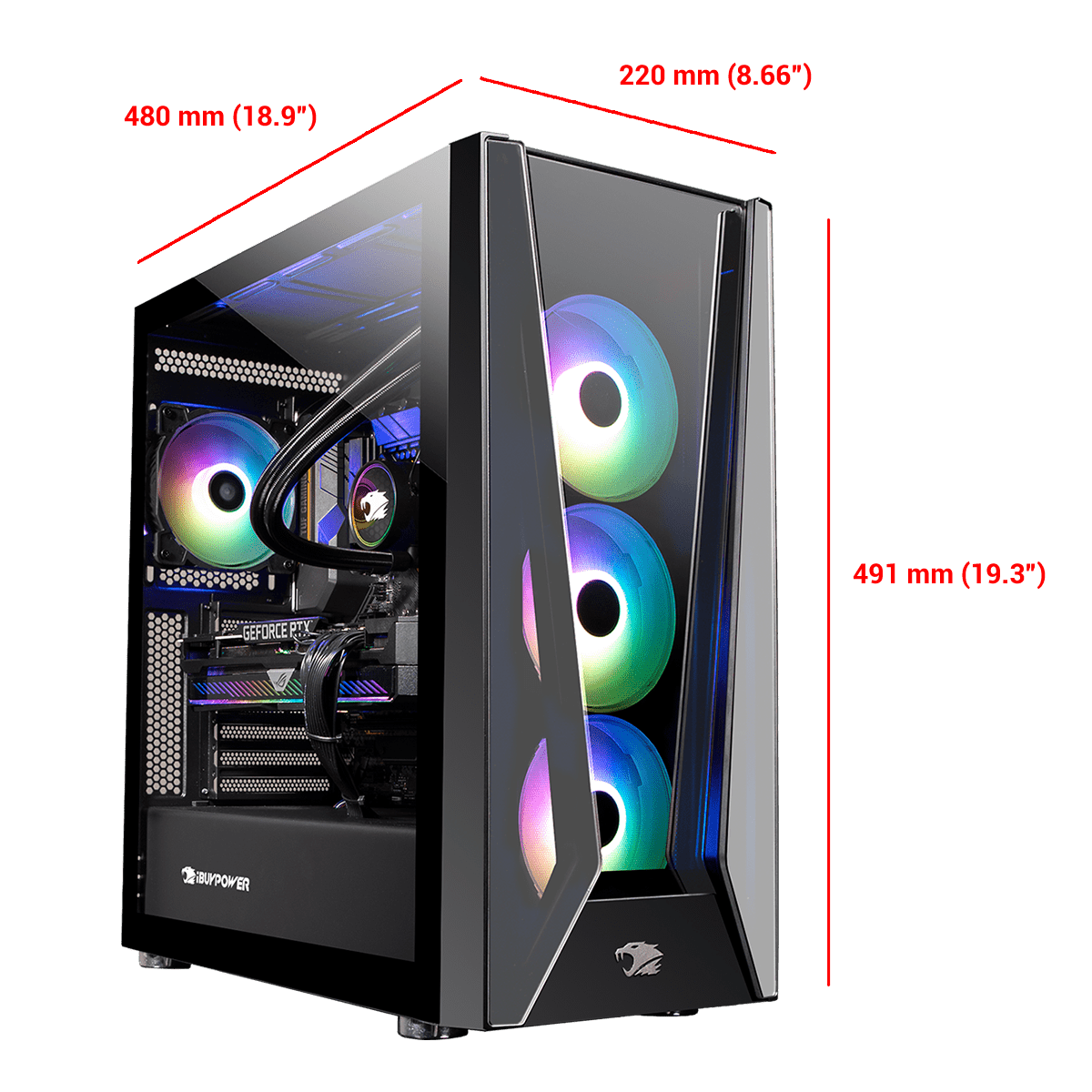 IBUYPOWER Trace MR ARGB Gaming Case