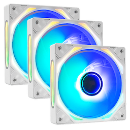iBUYPOWER GEN 9 Deluxe PWM 120mm Triple Fan Pack - White