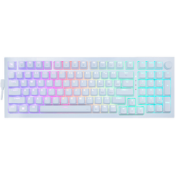 iBUYPOWER MK9 Pro RGB Mechanical Gaming Keyboard - White, Linear Switches