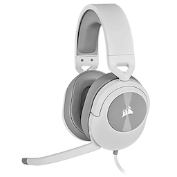 CORSAIR HS55 Stereo Wired Gaming Headset - White