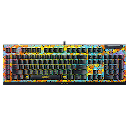 Razer Blackwidow V4 X Wired Gaming Keyboard - Pokemon Edition, Green Switches