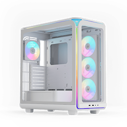iBUYPOWER Element Pulse X Gaming Case - White
