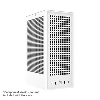 HYTE Revolt 3 ITX Case - White (with PSU)